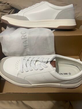 Bruno Marc Men’s Leather Sneakers